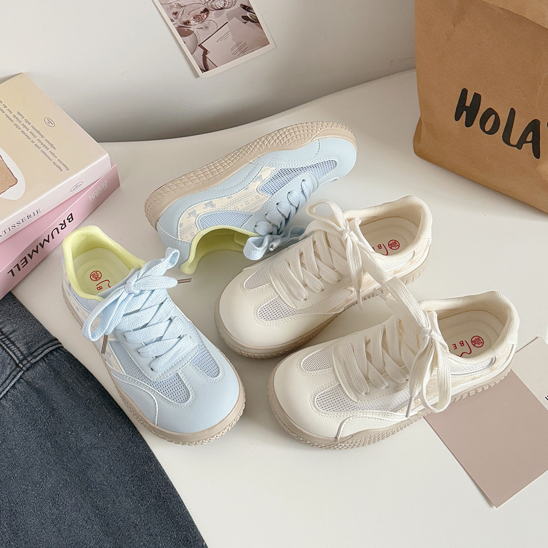 2026春夏季新款女童运动鞋透气网面大童软底休闲鞋子小白鞋初中生