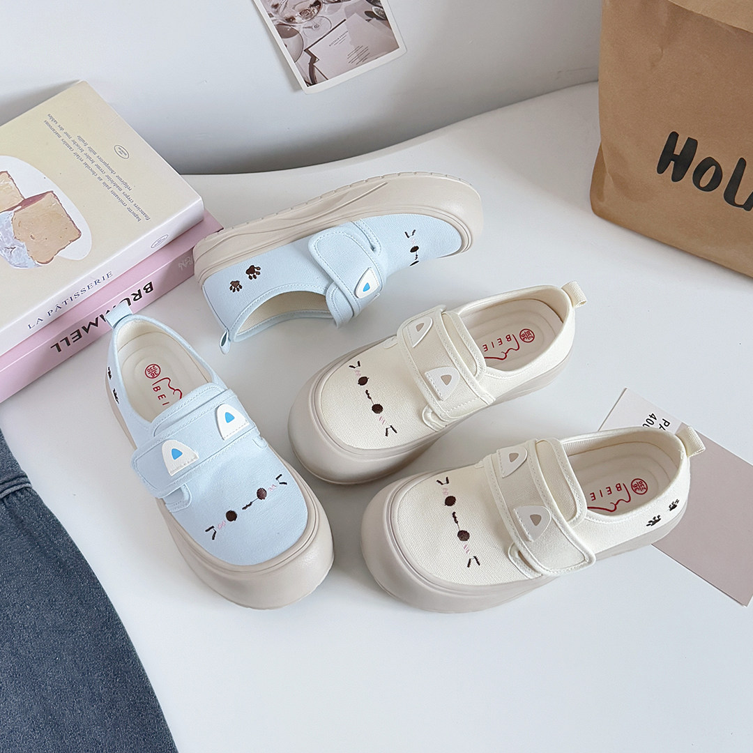 女童鞋子春季2026新款中大童女孩透气软底休闲鞋学生百单鞋小白鞋