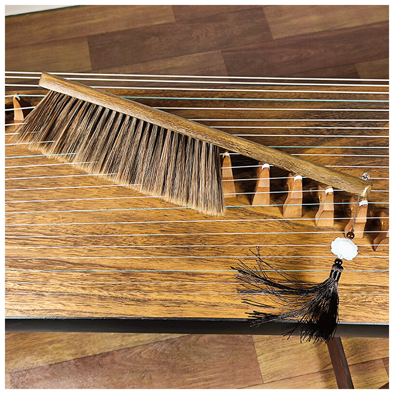 曼影木质乐器扬琴古筝大琴清洁扫灰毛刷子琴弦琴面筝码缝隙冰清玉