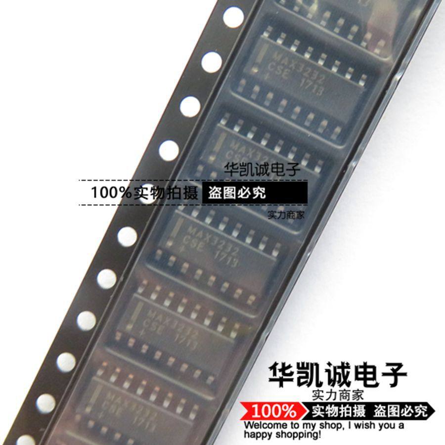 MAX3232CSE+ MAX3232 SOP-16 芯片 收发器 RS-232 全新原装假一赔