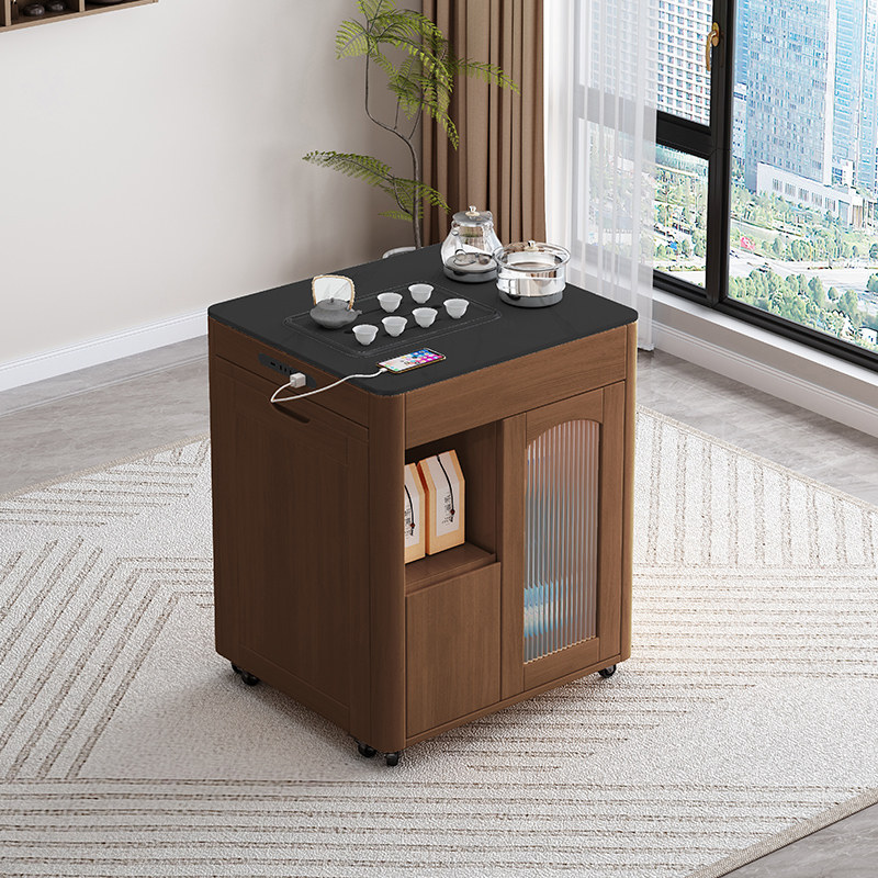 中古风实木茶桌可移动阳台新中式家用客厅多功能茶几桌椅组合小型,住宅家具,家用茶台/茶桌,淘宝优惠券,粉丝福利购,淘宝优惠卷