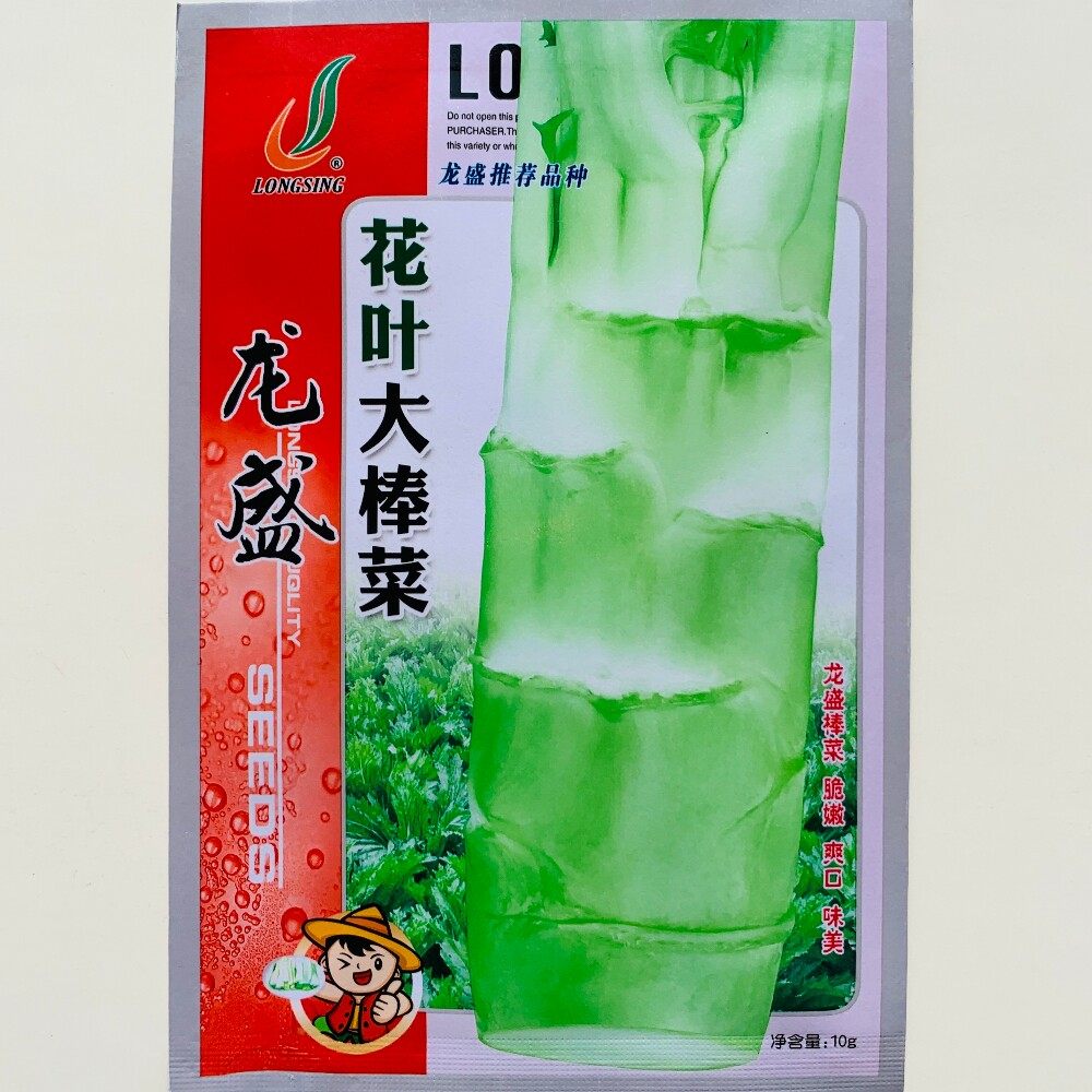 龙盛花叶大棒菜种子脆嫩秋冬季耐寒抗病芥菜种籽农家优质蔬菜种孑