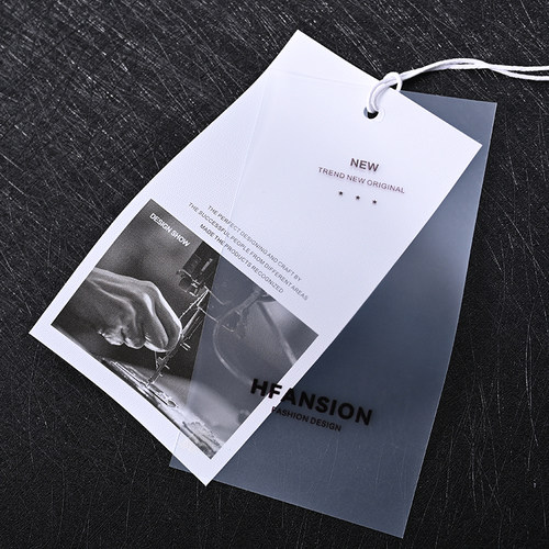 男女服装店吊牌LOGO标签定制设计