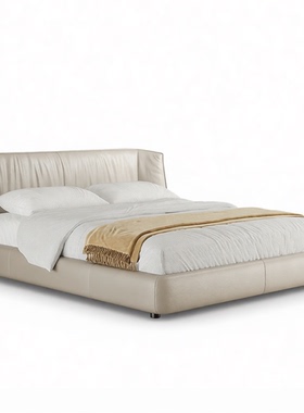 Poltrona frau archibald阿奇博尔德床意式极简床别墅大平层婚床