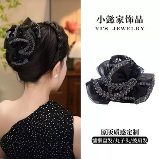 【东方之珠】高级感AB面轻奢百搭显气质鲨鱼抓夹发饰