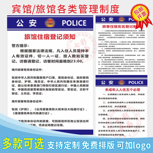 旅馆安全管理制度消防管理火灾事故应急预案酒店旅馆业规章制度牌