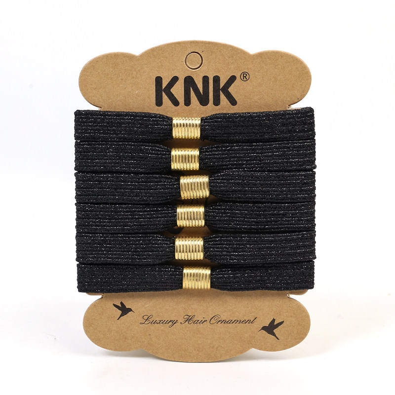 韩国KKNEKKI橡皮筋高弹力绑头发女发圈宽头绳高弹不勒头