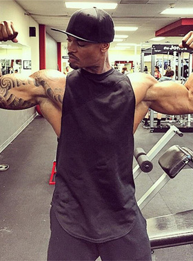 Men vest summer Man gym clothes Singlet Crossfit tanktop健身