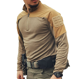2026跨境欧美户外运动服男士 春秋运动透气作训服训练服卫衣蛙服