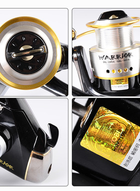 RYOBI利优比勇士SIVI纺车轮全金属线杯8滚柱1000无间隙路亚渔线轮