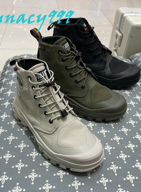 香港代购PALLADIUM帕拉丁2025年新款高帮休闲男女潮流运动鞋74343