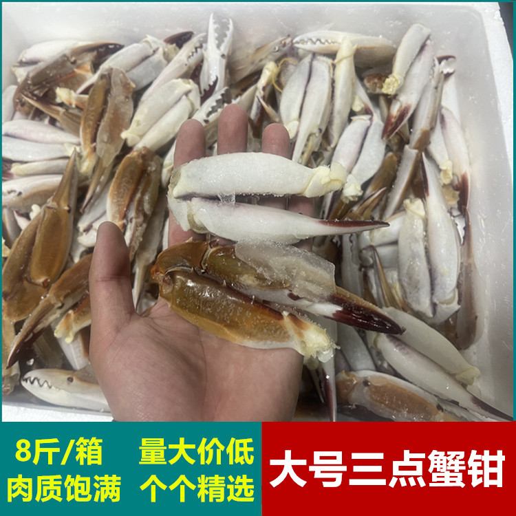 8斤三点蟹钳生鲜海鲜水产新鲜冷冻蟹钳商用批发飞蟹脚生腌醉蟹钳