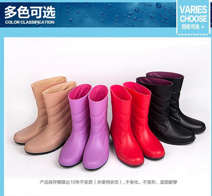 清仓处理台灣雨鞋皇力龙环保无毒合成橡胶中筒两用保暖两用皮纹气