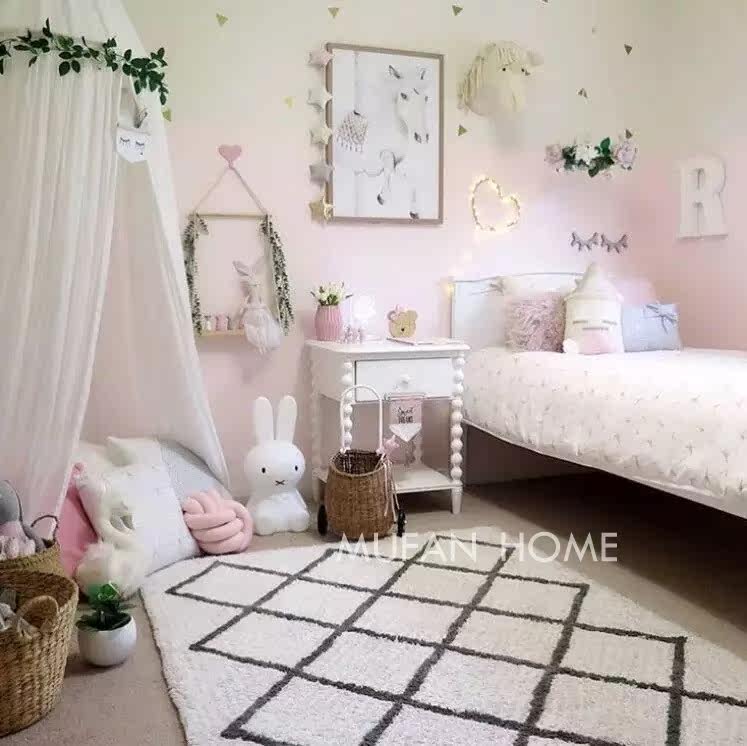 ins北歐兒童房菱形格地毯臥室裝飾毯爬行毯遊戲毯兒童攝影地墊在類目 居家布藝, 地毯中 - 來自Buy2taobao.com提供專業的淘寶代購服務