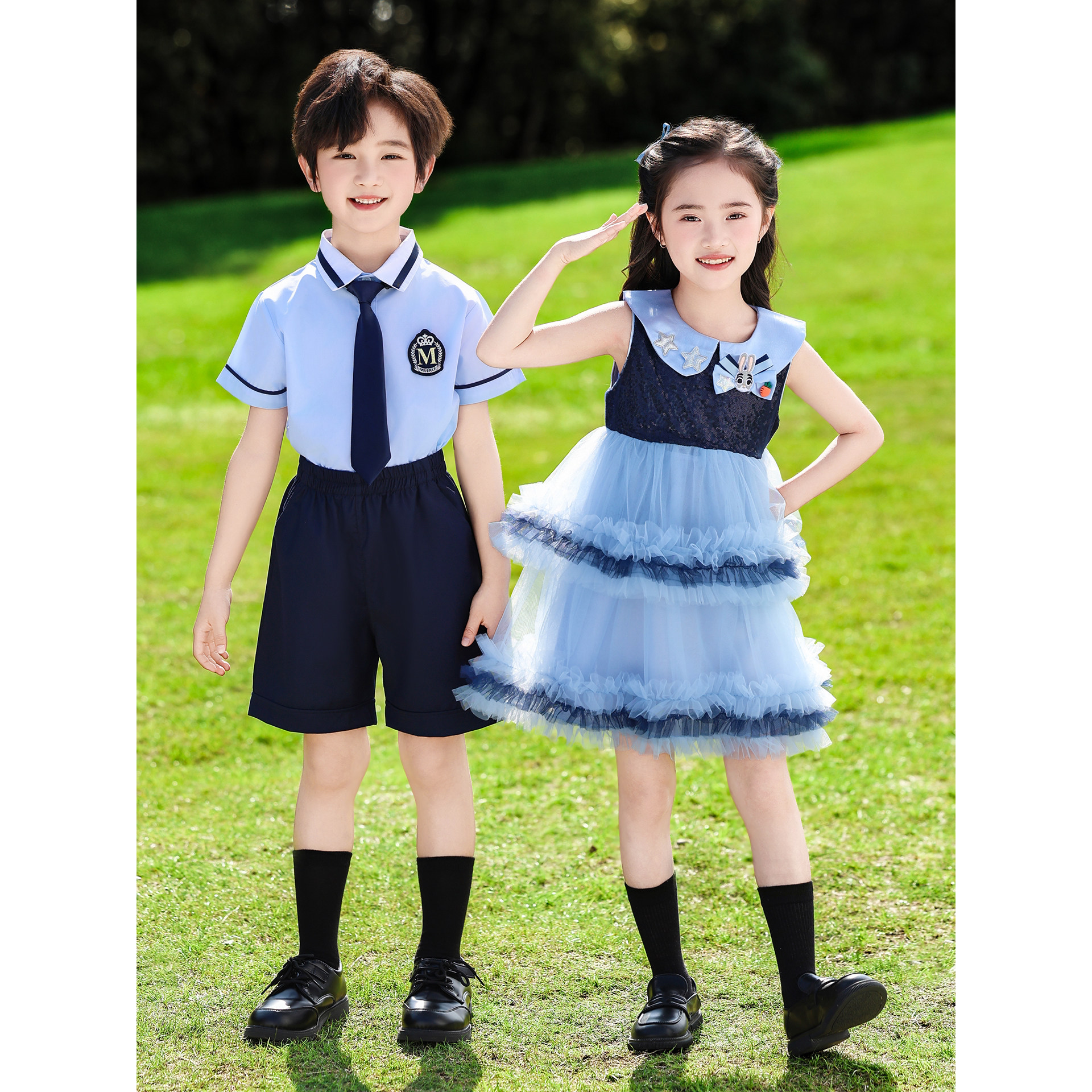 六一团体节目演出服幼儿园