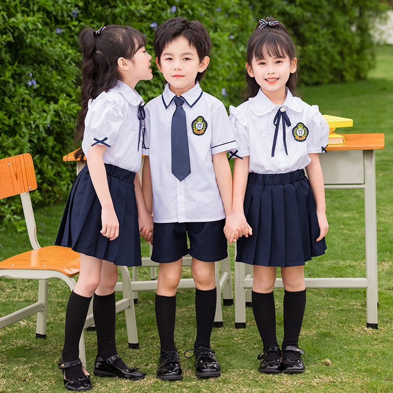 小学生班服两件套教师春夏