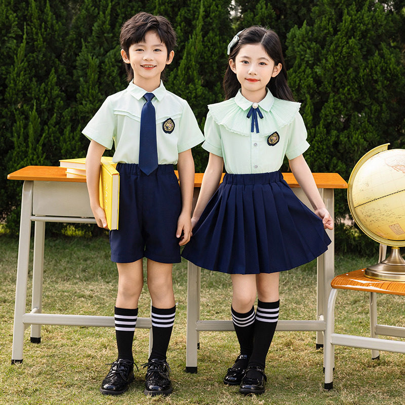 小学生校服套装夏季短袖英
