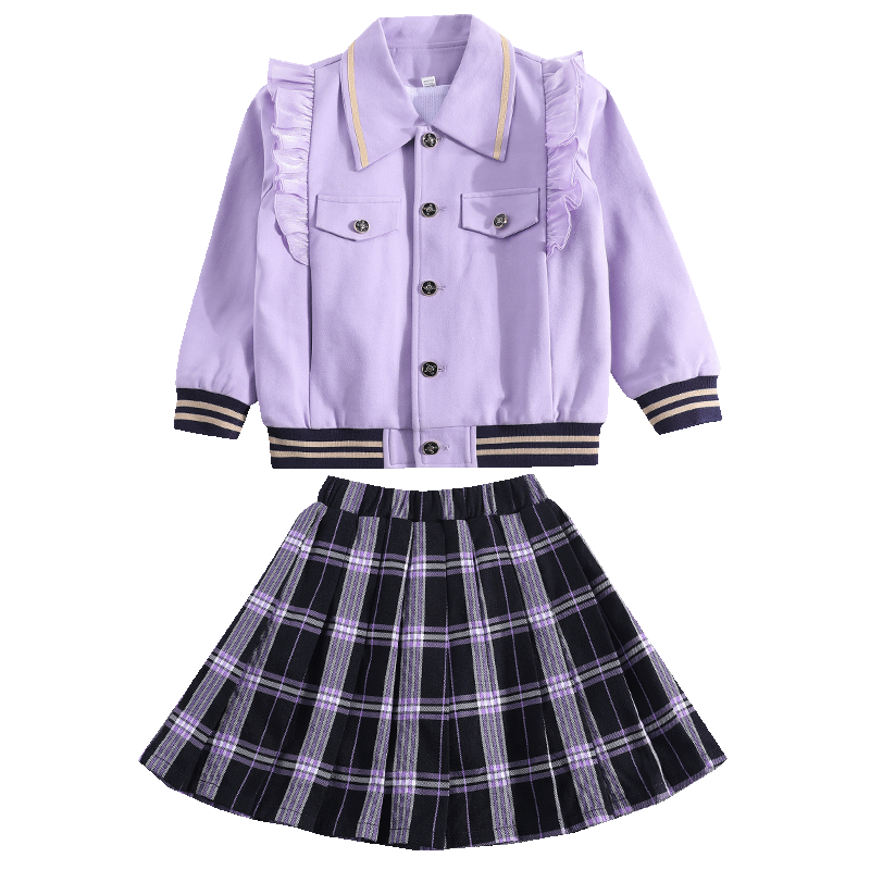 幼儿园服春秋季小西套装学生班服