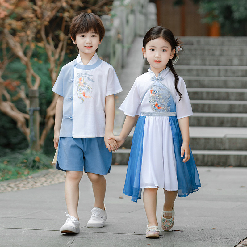 幼儿园服夏装中国风童班学