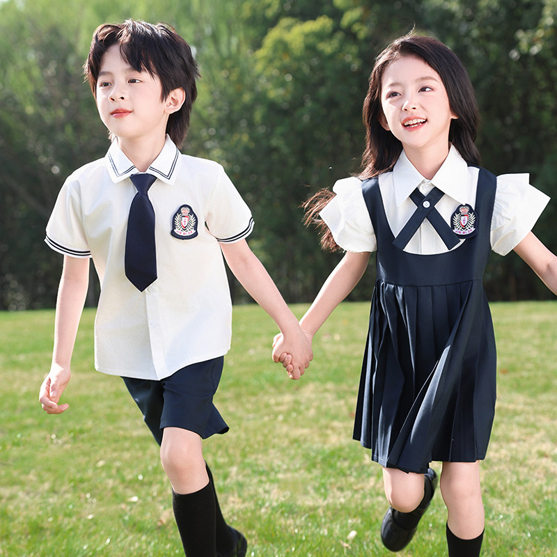 幼儿园服毕业照班女童夏季