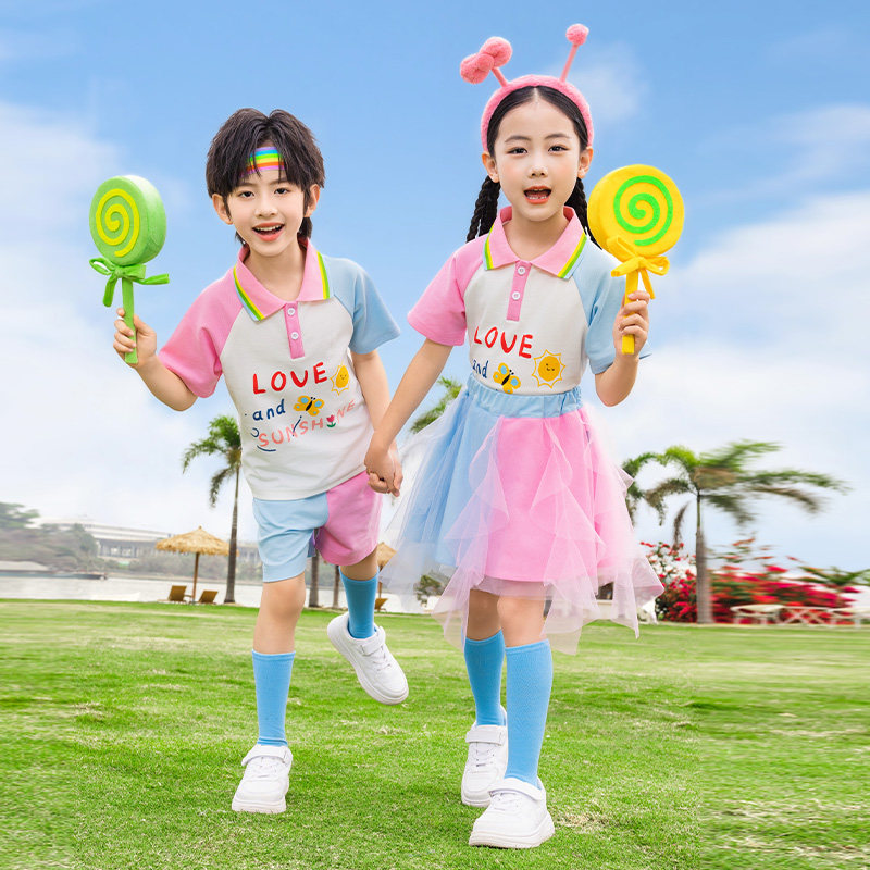 六一儿童啦队演出服幼园男