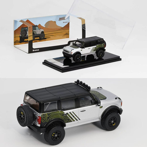 SHADOW PRO 1：64特烈马Bronco SUV汽车模型仿真合金车模收藏摆件