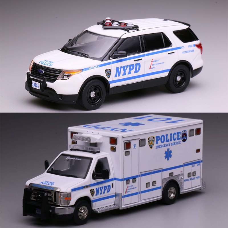164NYPD救护车汽车模型