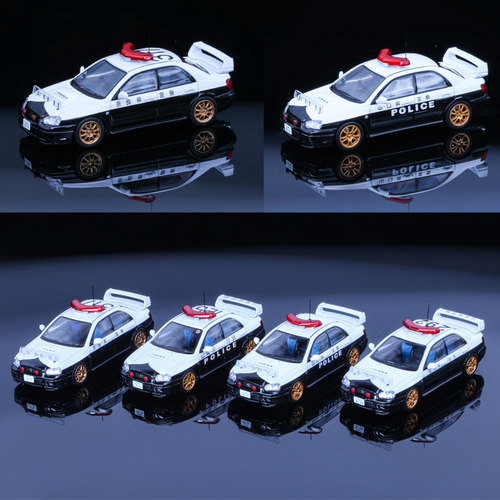 164合金警车收藏版模型现货