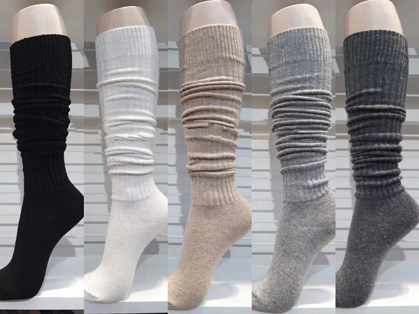 韩国东大门老板娘同款羊绒长筒袜