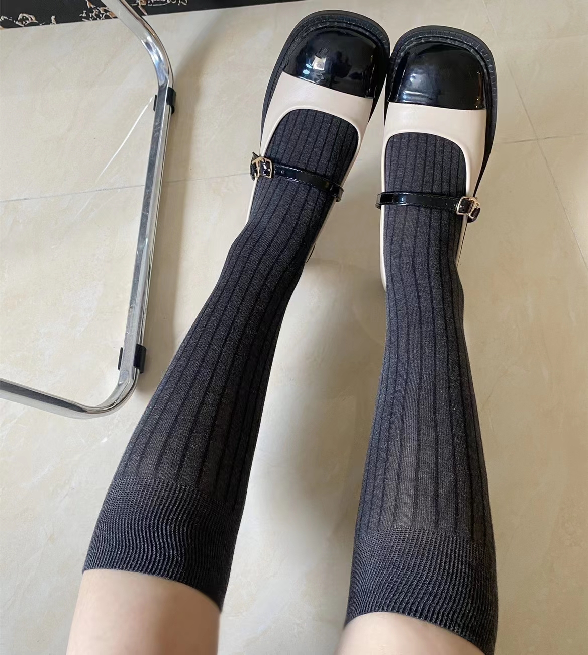 高品质韩国老板娘同款小腿袜薄款