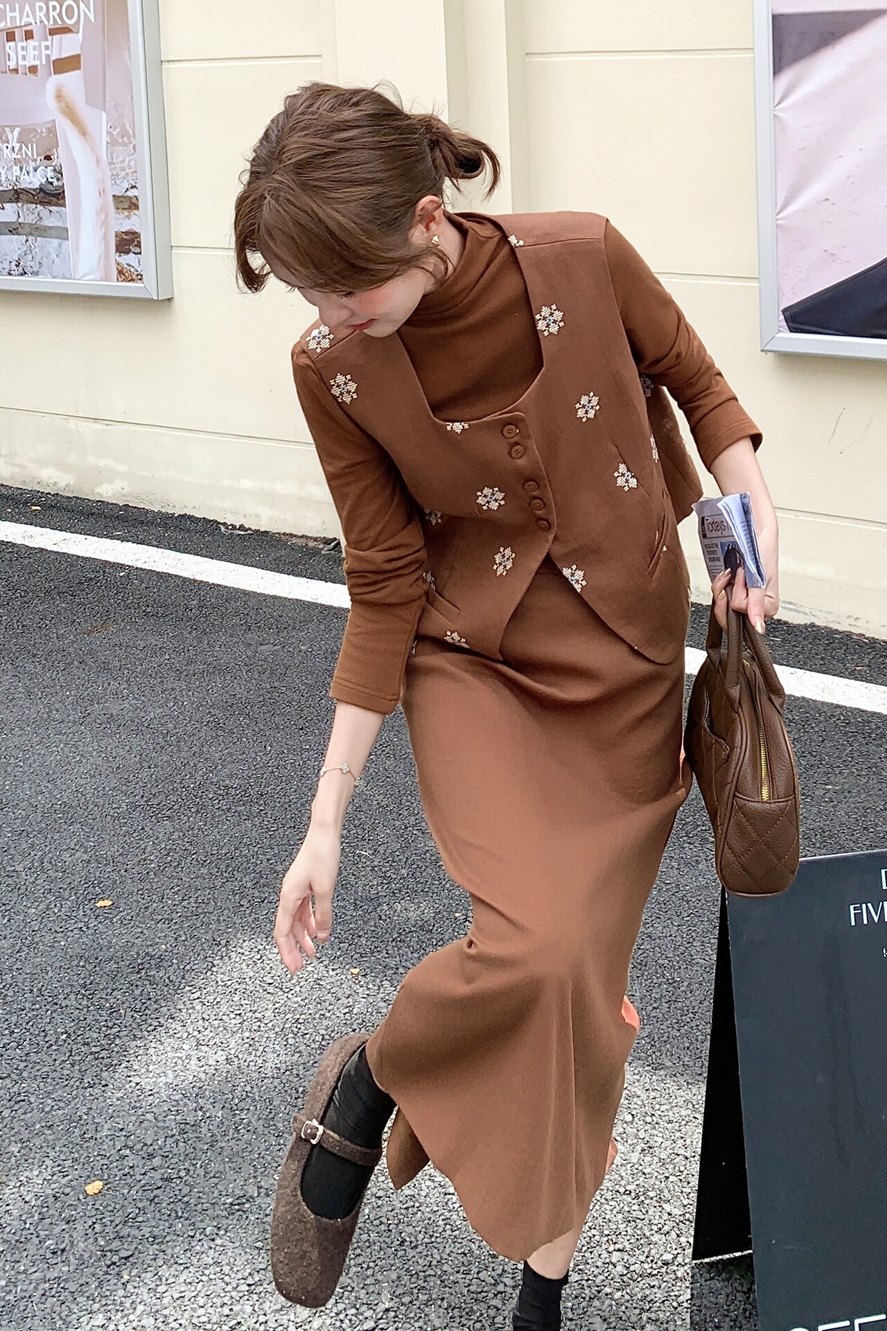 【大货已出！主推款】秋装2025刺绣三件套浙宝101-1011-P185-K278,女装套装/套裙,浙宝101