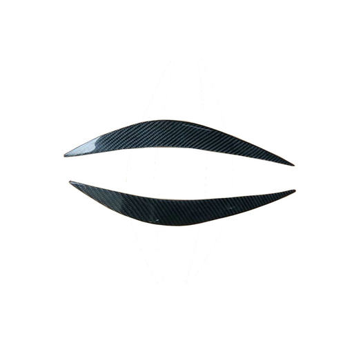 适用于奔驰 W204 碳纤灯眉 C180 C200 C260 C300改装灯眉怒眼眉