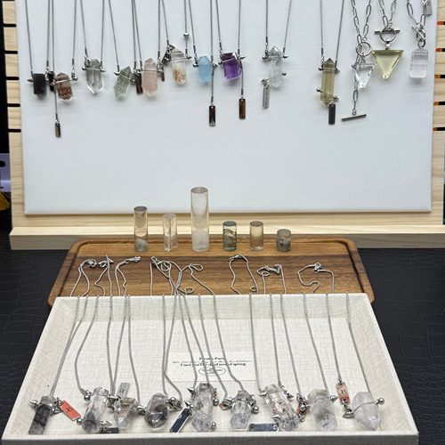 天然原创设计款紫水晶吊坠