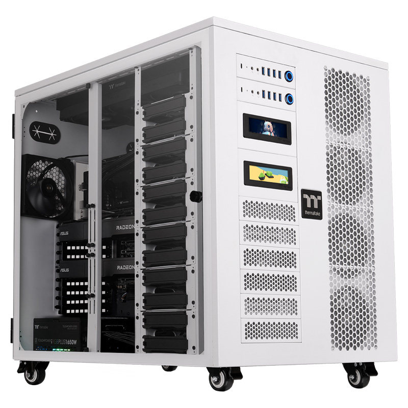 TT双主板机箱AX1000工作站机箱图片
