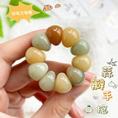 直播货源多宝蒜瓣菩提手捻小清新绕指柔手指盘玩文玩佛珠念珠批发