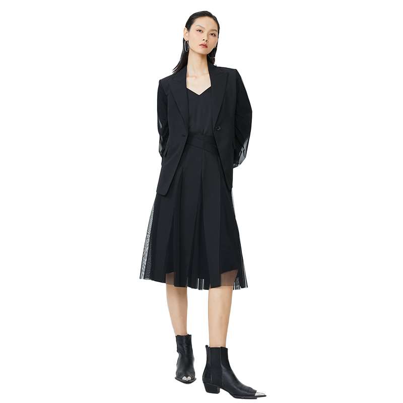 couturemade网纱西装外套