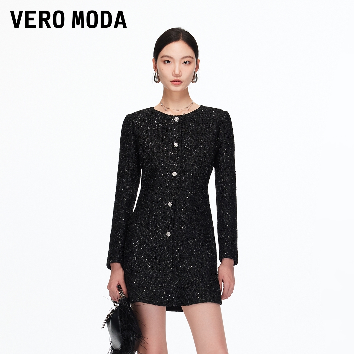 VeroModa小香风连衣裙
