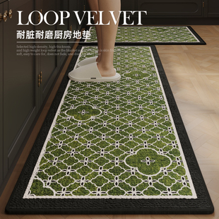 2025年新厨房地垫家用耐脏防滑防油可擦免洗专用地毯吸水速干脚垫