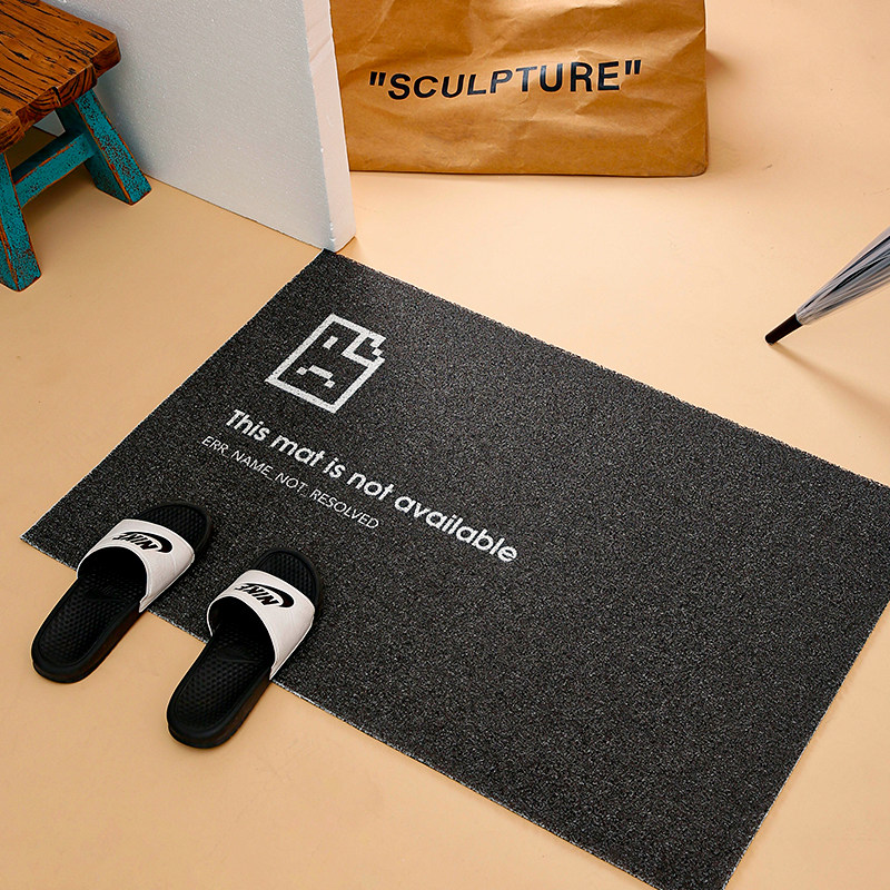 【进门地垫】慢说简约入户门门垫家用除尘防滑可擦洗pvc丝圈脚垫,居家布艺,家用脚垫,淘宝优惠券,粉丝福利购,淘宝优惠卷