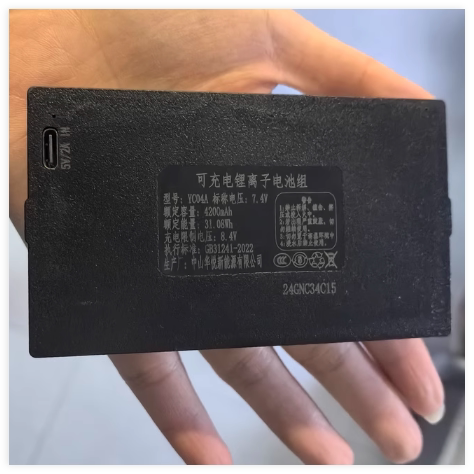 适用于宝仕凯智能指纹门锁 YC03B 5000毫安密码锁电池