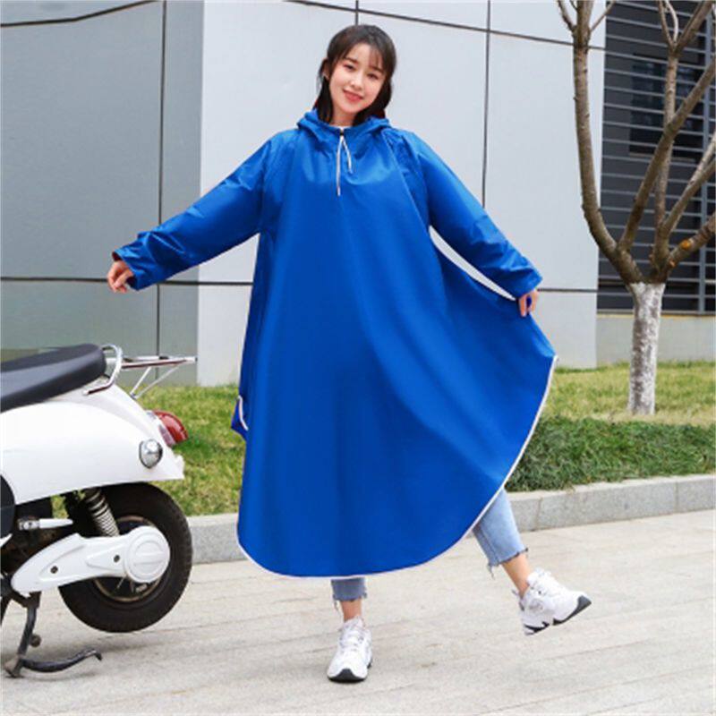 带袖雨衣电动车专用防暴雨加厚加大全身单人成人男女雨衣雨披雨具