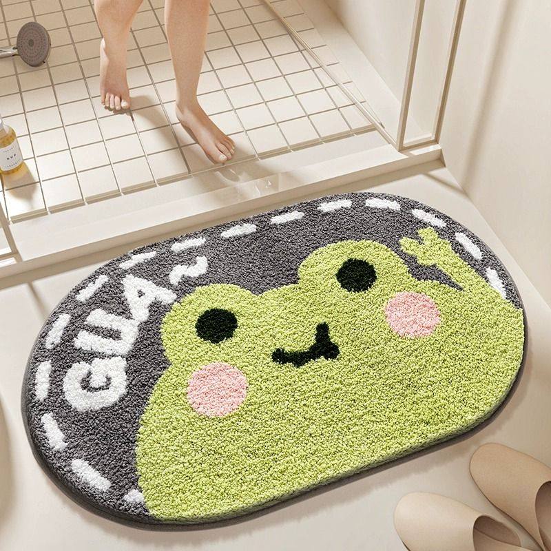 浴室吸水地垫卫生间门口踩脚垫可爱防滑垫子家用地毯门垫进门脚垫
