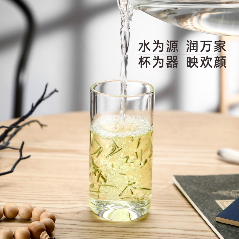 耐热酒杯玻璃杯启明缘透明茶杯