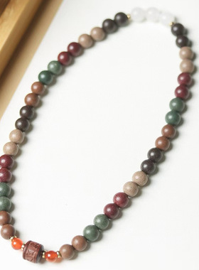 箴言款DIY五行合香珠手链厂家批发规格0.8男女文玩念珠首饰装饰品