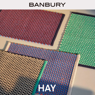 黄麻羊毛混纺 Mat丹麦设计入户地垫 卧室客厅北欧简约 Door HAY