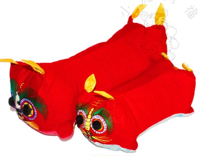 西北纯手工老虎枕头儿童荞麦皮