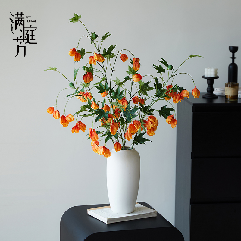 满庭芳仿真花金盏花假花摆设