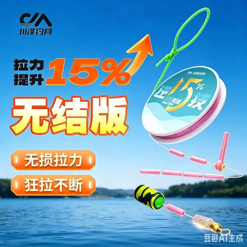 川泽加强无结线组成品鱼线主线超强拉力鲫鱼大物绑好增强钓鱼鱼线