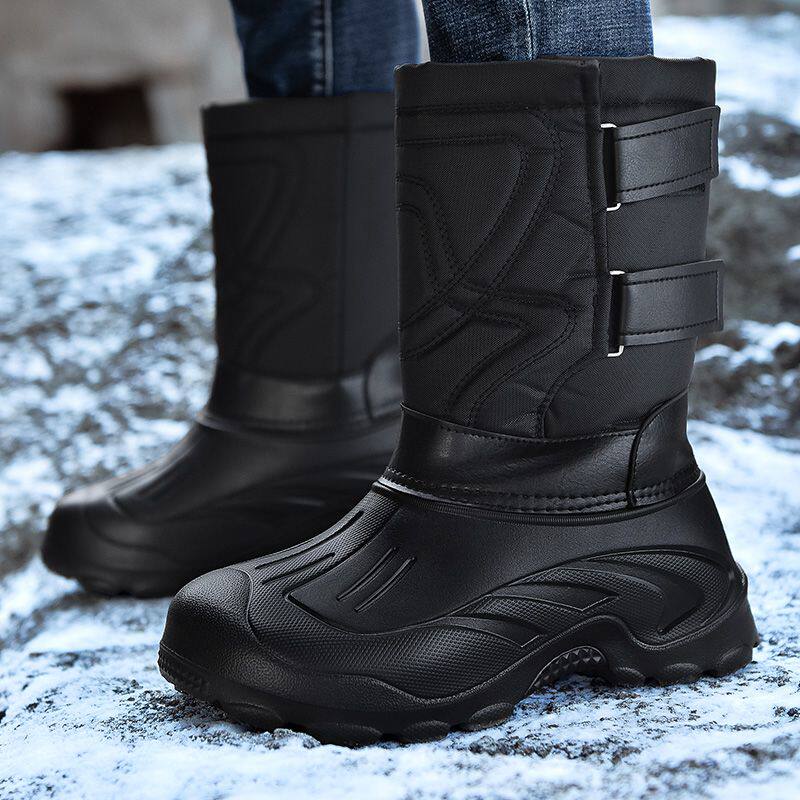 雪地靴冬季保暖加绒男士高帮靴子防水加厚棉鞋马丁男鞋户外工作鞋|msdalam kategori Kasut lelaki popular, but - dari Buy2taobao.com untuk memberikan perkhidmatan ejen Taobao profesional membeli