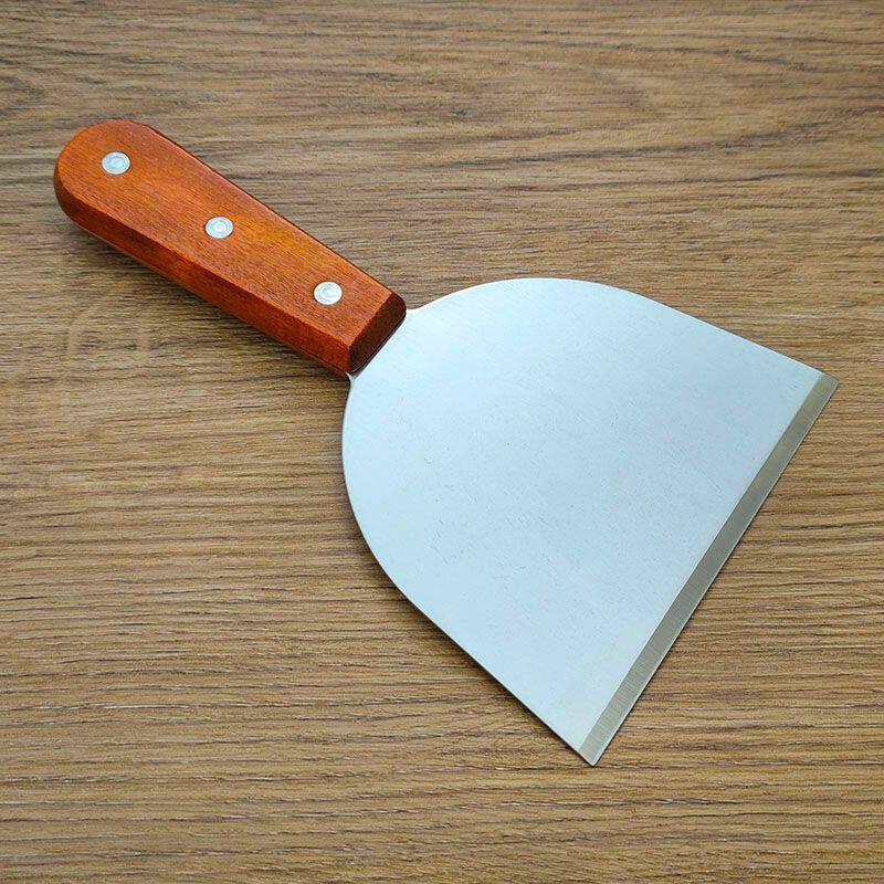 烤冷面铲子煎饼专用平口铲刀炒酸奶铁板烧烧烤全套工具不锈钢煎铲
